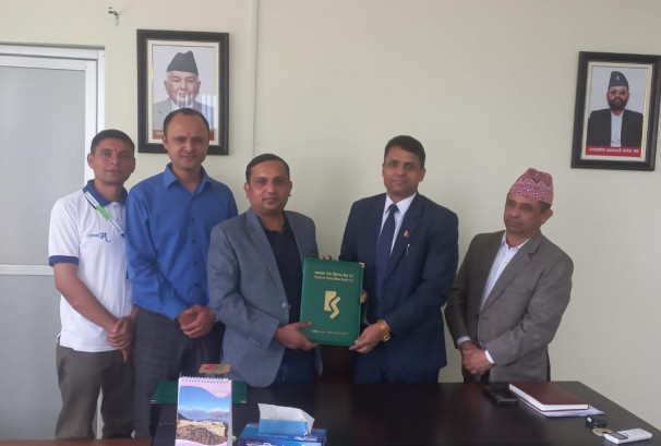 कामना सेवा विकास बैंकको लागतमा पोखरा महानगरमा सटल बस सेवा