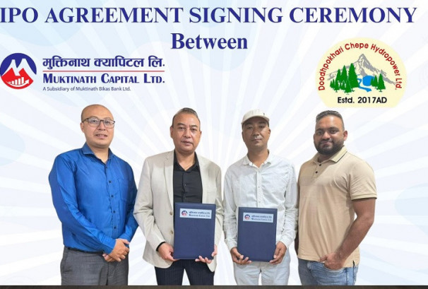 दूधपोखरी चेपे हाइड्रोले आईपीओ निष्कासन गर्ने, बिक्री प्रबन्धकमा मुक्तिनाथ क्यापिटल