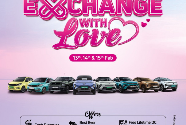 टाटा मोटर्सको भ्यालेन्टाइन स्पेसल ‘एक्सचेन्ज विथ लभ’ अफर, पुरानोसँग नंया गाडी साट्न सकिने