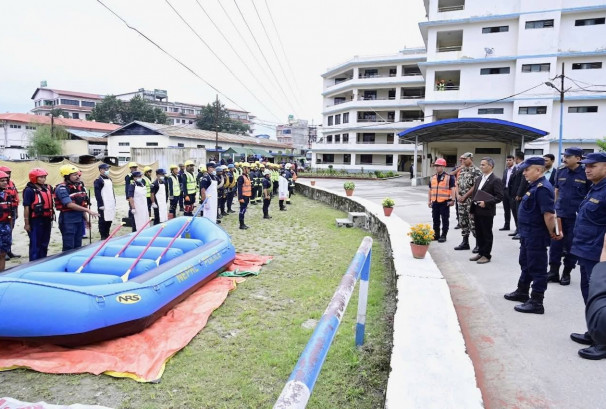 गृहमन्त्री अर्यालद्वारा नेपाल प्रहरीलाई विपद् व्यवस्थापनमा उच्च सतर्कता अपनाउन निर्देशन