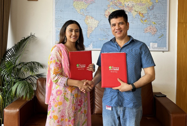 ई-सेवा मनि ट्रान्सफरको ब्राण्ड फेसको रूपमा पुनः स्वस्तिमा खड्का नियुक्ति