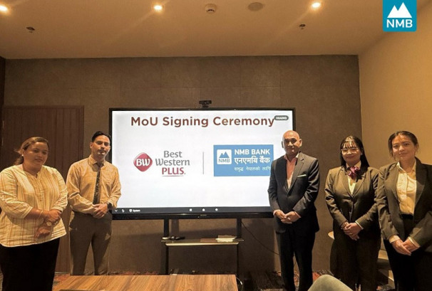 एनएमबि बैंक र बेस्ट वेस्टर्न प्लस काठमाण्डौबीच साझेदारी