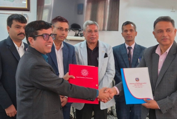 राष्ट्रिय आर्थिक गणनालाई प्रभावकारी बनाउन राष्ट्रिय तथ्यांक कार्यालय र नेपाल चेम्बर अफ कमर्सबीच सम्झौता