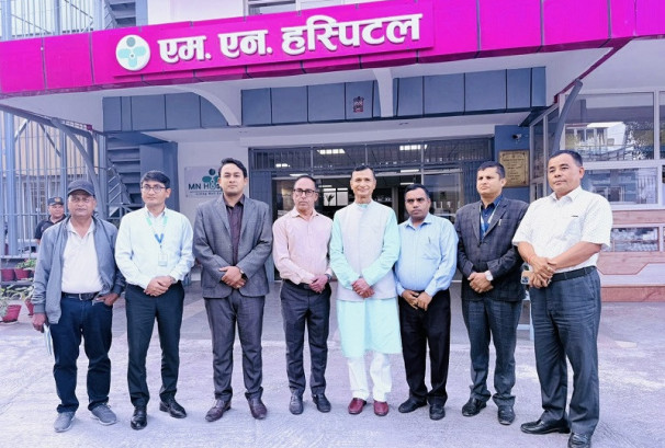 कामना सेवा विकास बैक र महेन्द्र नारायण निधि मेमोरियल हस्पिटलबीच सम्झौता