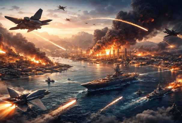 खाडीमा आगो, अमेरिकाको खल्तीमा धक्का : चार दिनमै अर्बौं डलर स्वाहा !