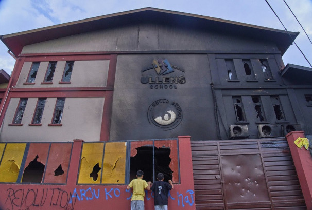 जेनजी आन्दोलनका कारण युलेन्स स्कुलमा १.२५ अर्बको क्षति