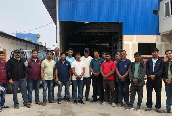 १६ जना प्रशिक्षार्थीहरूले गरे नेपाल इको प्यानल कारखानाको अध्ययन भ्रमण