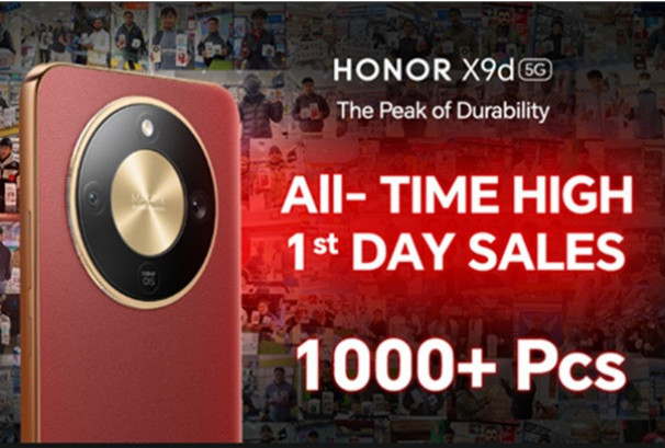 HONOR X9d नेपालमा पहिलो दिनैमा १ हजार युनिट बढी बिक्री