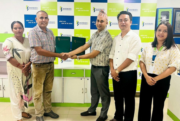 कामना सेवा विकास बैक र नेमस्ते पब्लिक हस्पिटलबीच सम्झौता