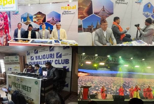 बंगाल ट्राभल मार्ट–२०२६ मा नेपाल पर्यटन बोर्ड सम्मानित