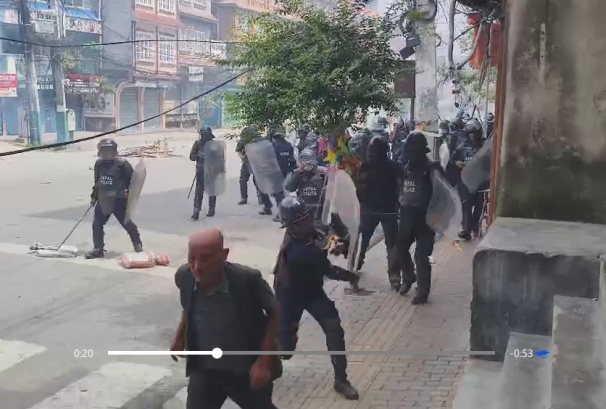 मंगलबार पनि दमनै उत्रियो ओली सरकार, कलंकीमा सर्वसाधारणमाथि भयो यो हदसम्मको ज्यादती