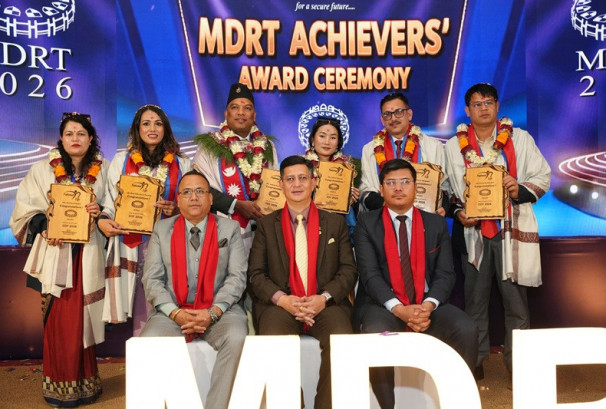 नेशनल लाईफको एमडीआरटी सम्मान तथा तालिम कार्यक्रम सम्पन्न