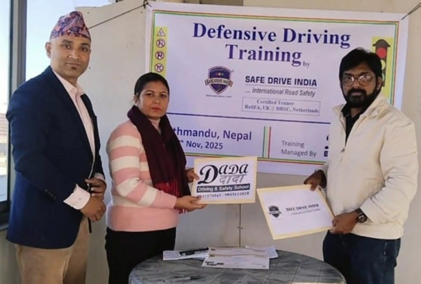 सेफ ड्राईभ ईन्डिया र दादा ड्राईभिङबीच सडक सुरक्षाबारे कार्यक्रम सञ्चालन गर्ने सम्झौता