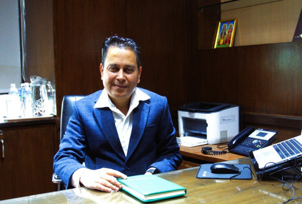 सानिमा बैंकका नवनियुक्त सीईओ पवन कुमार आचार्यद्वारा पदभार ग्रहण