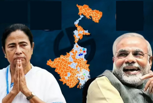 पश्चिम बंगालमा पहिलोपटक भाजपाको सरकार बन्ने निश्चित, ढल्यो डेढ दशक लामो ममताको शासन