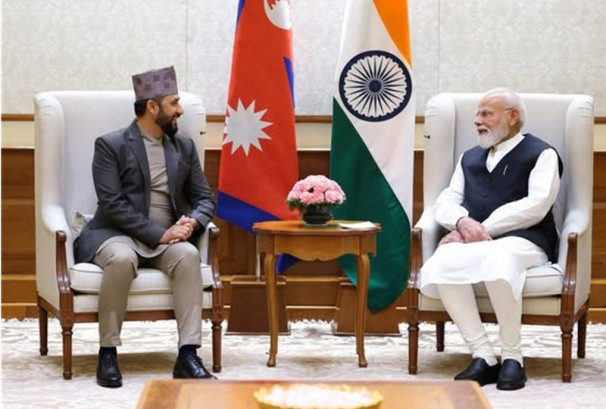 रवि लामिछानेसँगको भेटमा मोदीले भने ‘नेपाल सधैँ प्राथमिकतामा’