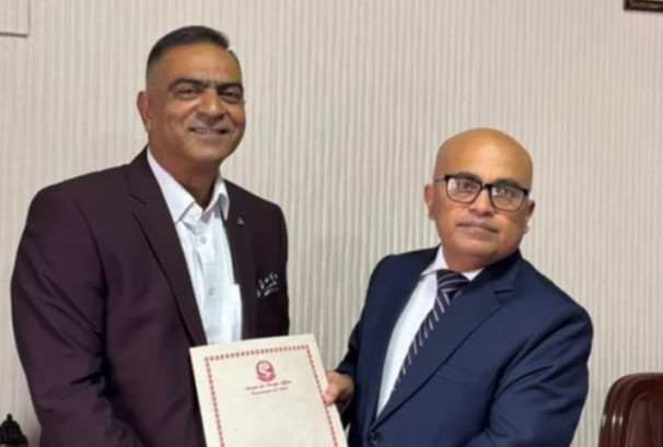 युगान्डाको अवैतनिक वाणिज्यदूतमा उद्यमी विनय उपाध्याय नियुक्त