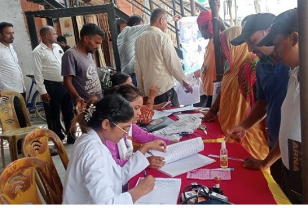 सहकारीद्वारा निःशुल्क स्वास्थ्य शिविर सञ्चालन