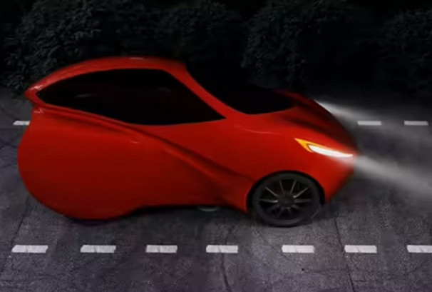 आयो कारजस्तै देखिने चार पाङ्ग्रे इलेक्ट्रिक साइकल , साइकल र कारको अनौठो मेल