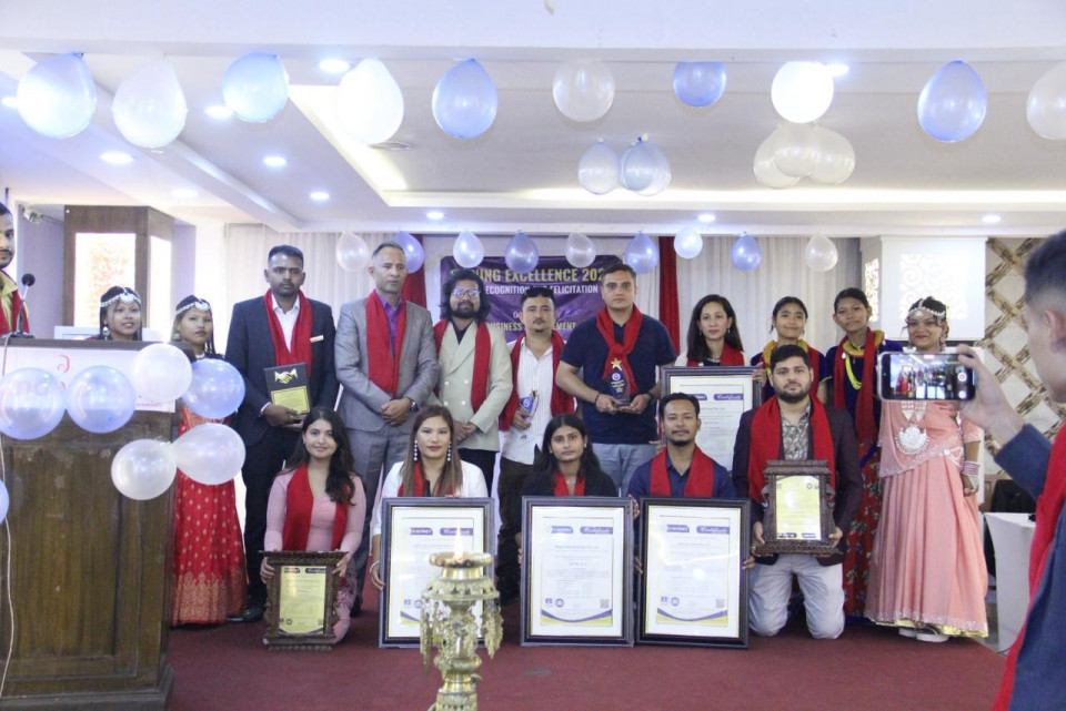 शाइनिङ एक्सिलेन्स २०२५मा चार नेपाली संस्थालाई ISO 9001:2015 सम्मान