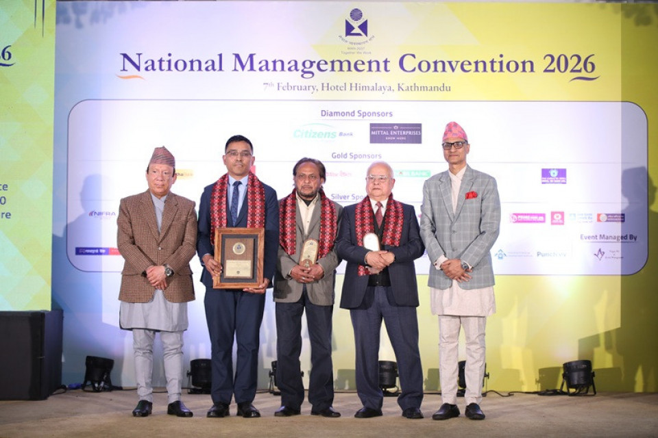 एनसीएचएलका सीईओ ‘Manager of the Year 2025’ अवार्ड बाट सम्मानित