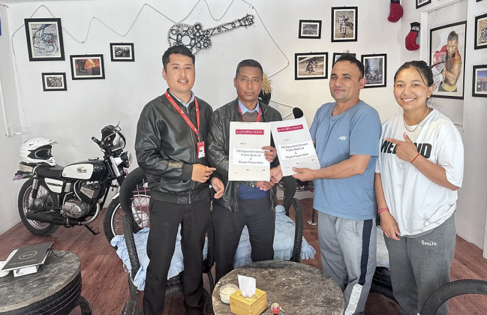 प्रभु बैंक र मार्फा प्यालेस होटलबीच विशेष छुट सम्झौता