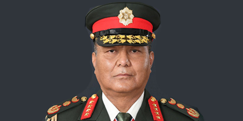 प्रधानसेनापति सिग्देलले राष्ट्रलाई सम्बोधन गर्ने