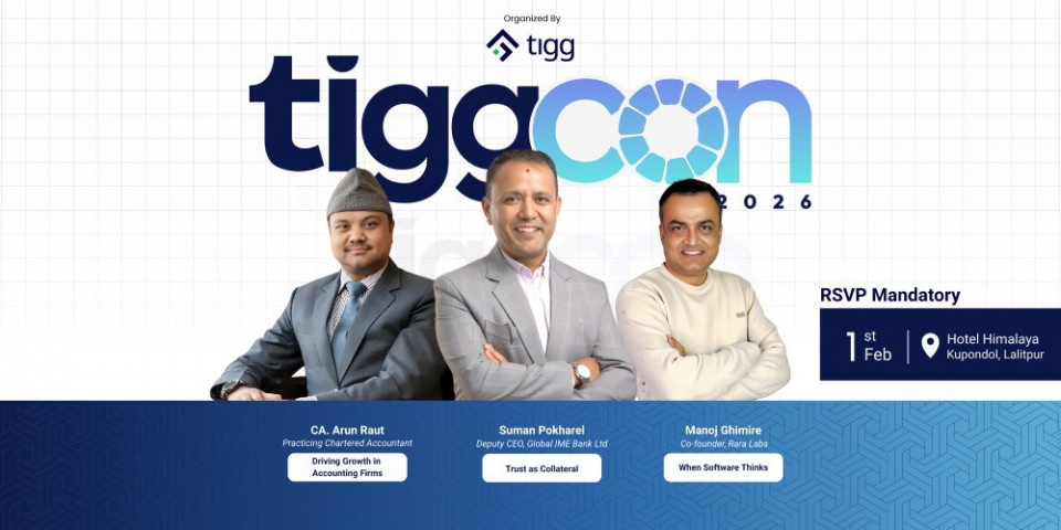 टिगले माघ १८ गते ‘टिग कन्फेरेन्स २०२६’ आयोजना गर्दै, लेखा र व्यवसायको भविष्यमा गहन छलफल हुने