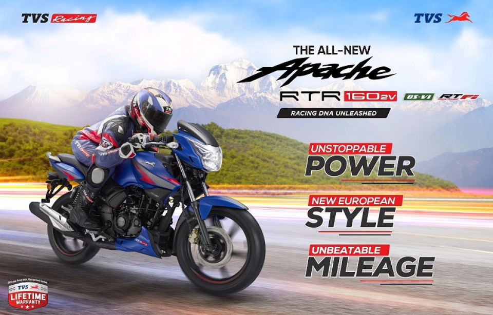 जगदम्बा मोटर्सद्वारा डुअल लञ्च:TVS Apache RTR 160 2V FI BS6 र TVS Raider IGO
