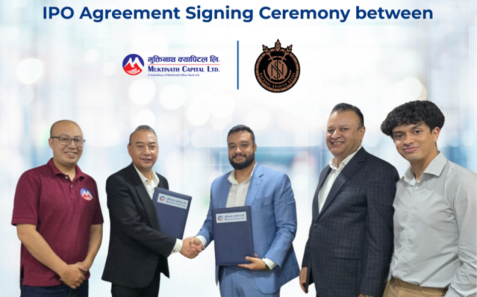 ‘सेतो बाघ भोड्का’उत्पादक नेचुरल इस्पीरीट्सले आईपीओ जारी गर्ने, बिक्री प्रबन्धकमा मुक्तिनाथ क्यापिटल