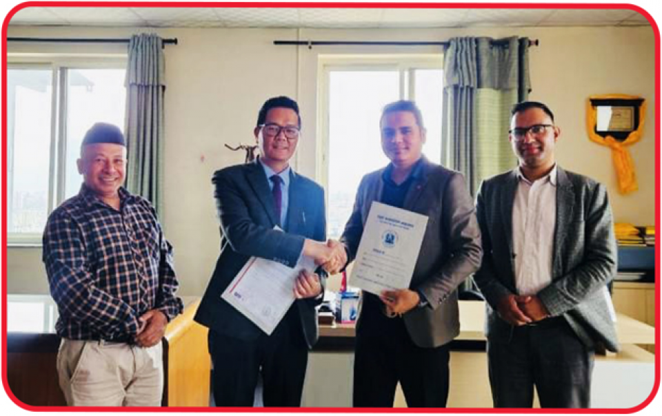 एनआईसी एशिया बैंक र स्तुपा कम्युनिटी हस्पिटलबीच सम्झौता