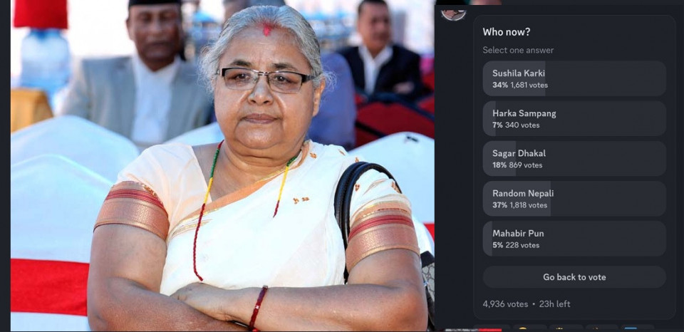 सुशीला कार्कीले भनिन्-'जेनजीले मलाई विश्वास गरे, म नेतृत्वका लागि तयार छु'