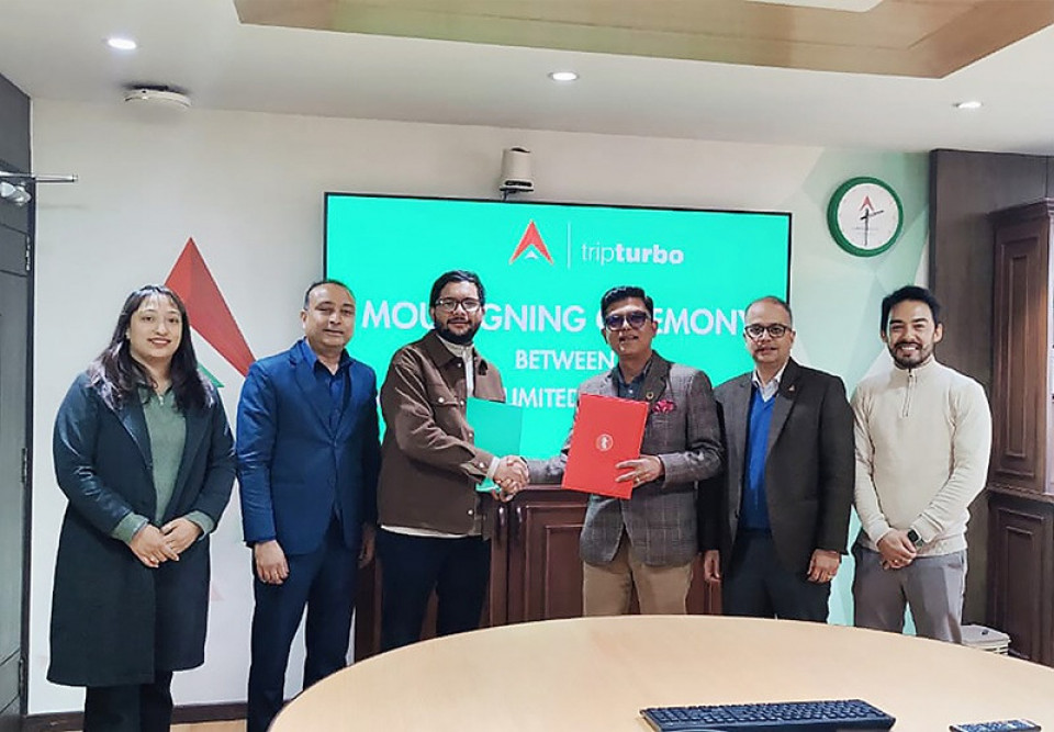 ट्रिप टर्बोद्वारा नबिल बैंकसँग साझेदारी गर्दै एनबैंक एपमार्फत यात्रा बुकिङ सुविधा सुरु