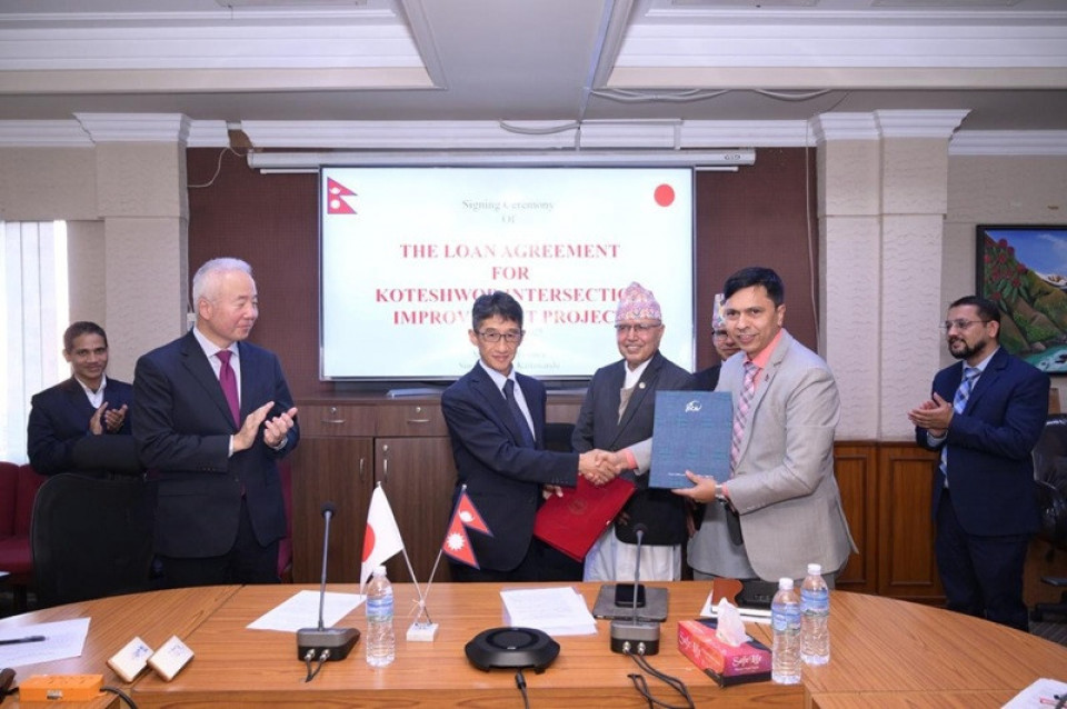 कोटेश्वरमा अन्डरपास तथा फ्लाइओभर निर्माणका लागि जापानले रु.३१.७६ अर्ब ऋण दिने