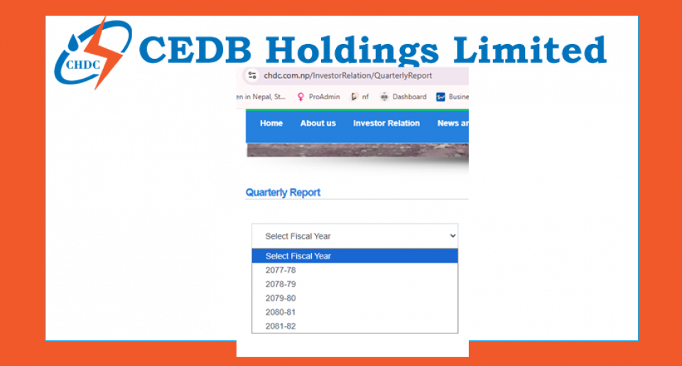 आफूलाई 'आईएसओ सर्टिफाइड कम्पनी' भन्ने सिएचडीसीको आन्तरिक व्यवस्थापन भद्रगोल, लगानीकर्ताले पाउँदैनन् सूचना