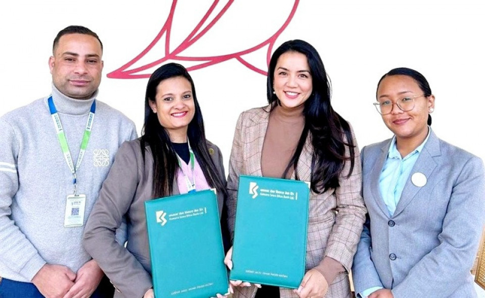 कामना सेवा विकास बैंक र Caffeophilia बीच छुट सम्बन्धी सम्झौता