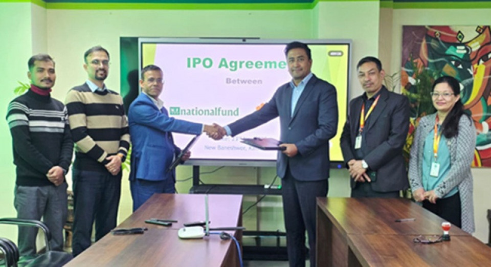 नेशनल फण्ड म्यानेजमेन्टले आईपीओ निष्कासन गर्ने, बिक्री प्रबन्धकमा लक्ष्मी सनराइज क्यापिटल