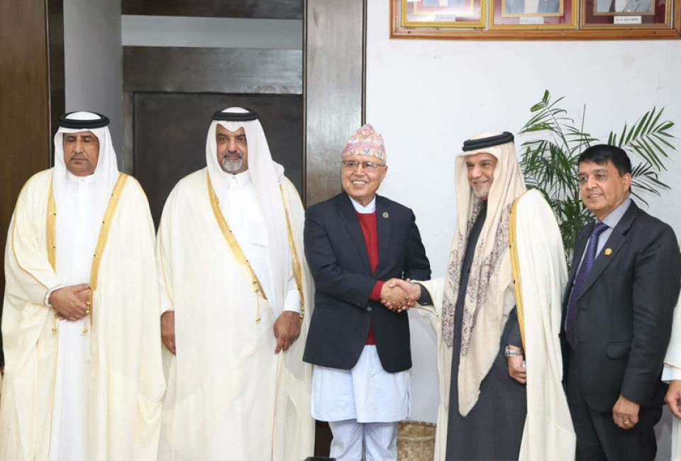 परराष्ट्र मन्त्री र अर्थमन्त्रीसँग कतारी प्रतिनिधि मण्डलको भेटवार्ता, द्विपक्षीय लगानी र निजी क्षेत्रबिचको सहकार्यबारे छलफल