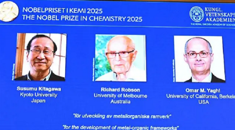 यी तीन वैज्ञानिकले पाए रसायनशास्त्र तर्फको नोबेल पुरस्कार
