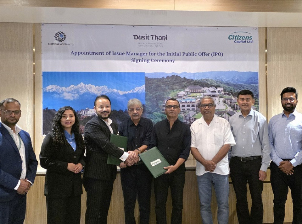 ओमस्टोन होटेल्सले आईपीओ निष्कासन गर्ने, बिक्री प्रबन्धकमा सिटिजन्स क्यापिटल
