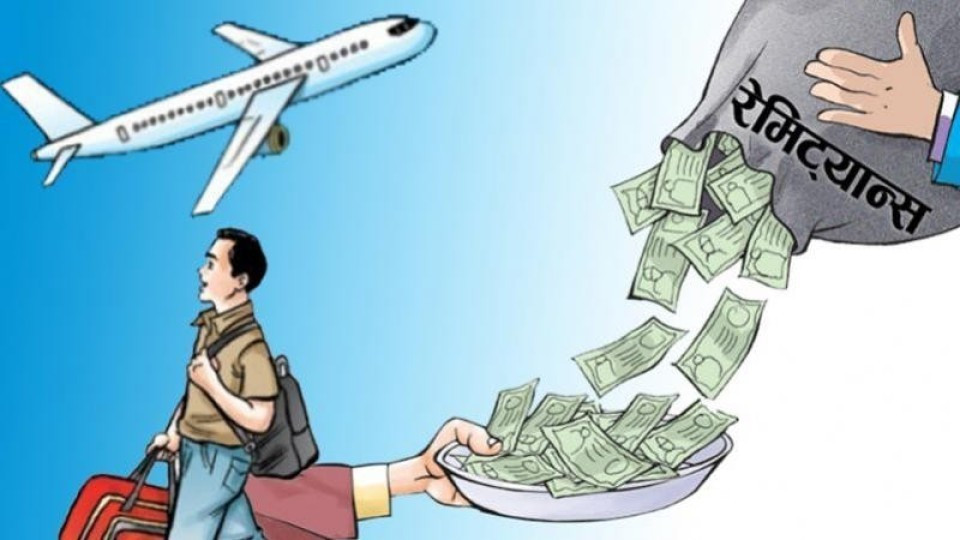 १९.२% ले बढ्यो रेमिट्यान्स
