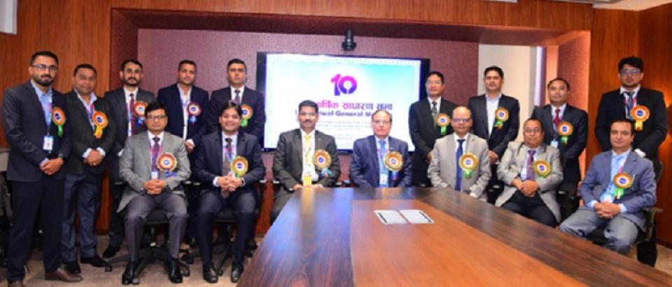 नेपाल एसबिआई मर्चेन्टको दशौँ वार्षिक साधारण सभा सम्पन्न