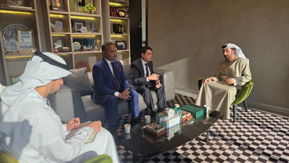 महासंघका अध्यक्ष ढकाल र यूएई अर्थ मन्त्रालयका अन्डर–सेक्रेटरीबीच भेटवार्ता, आर्थिक सहकार्य विस्तारमा जोड