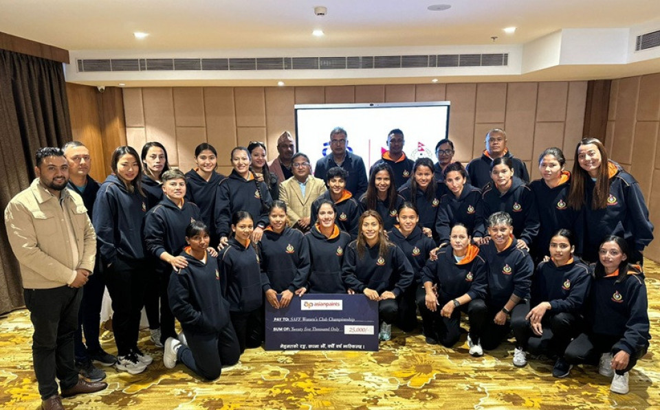 एपीएफ क्लब साफ वुमेन्स क्लब च्याम्पियनसिपमा फाइनलमा पुगे एसियन पेन्ट्सले १ लाख दिने
