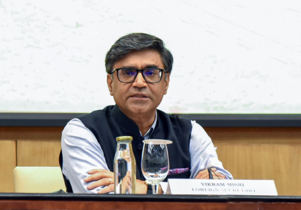 उच्चस्तरीय भेट अनिश्चित भएपछि भारतीय विदेश सचिव मिश्रीको नेपाल भ्रमण स्थगन