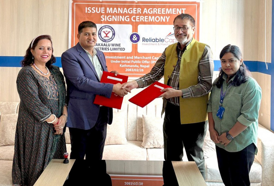 मकालु वाईन इन्डस्ट्रिजले आईपीओ निष्कासन गर्ने, बिक्री प्रबन्धक नियुक्त