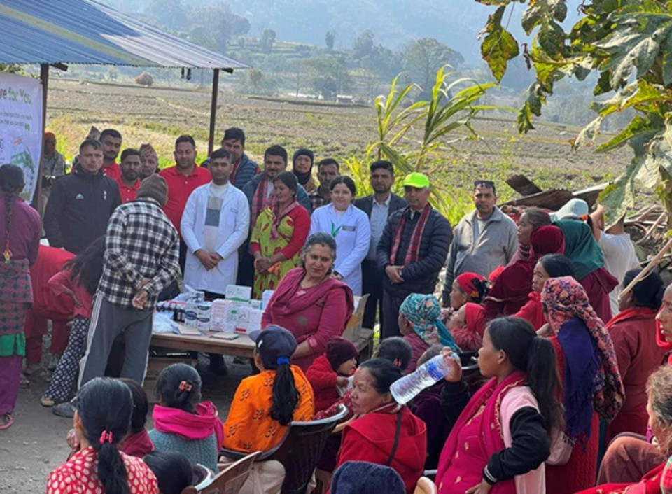 ग्लोबल आइएमई लघुवित्तको स्वास्थ शिविर सम्पन्न